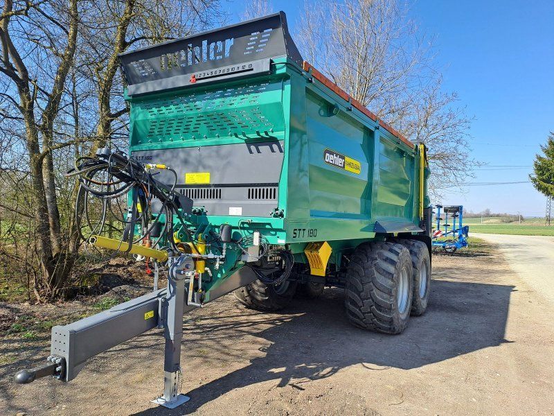 Oehler Tandem-Mulden-Stalldungstreuer Typ: OL STT 180