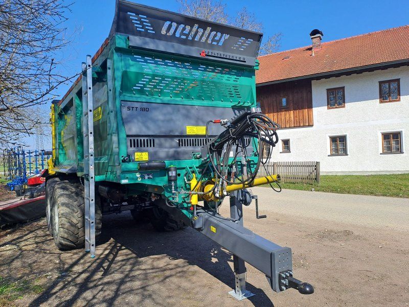 Oehler Tandem-Mulden-Stalldungstreuer Typ: OL STT 180