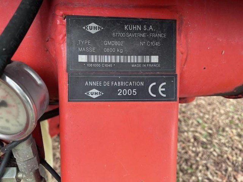 Kuhn GMD 802 Lift Control