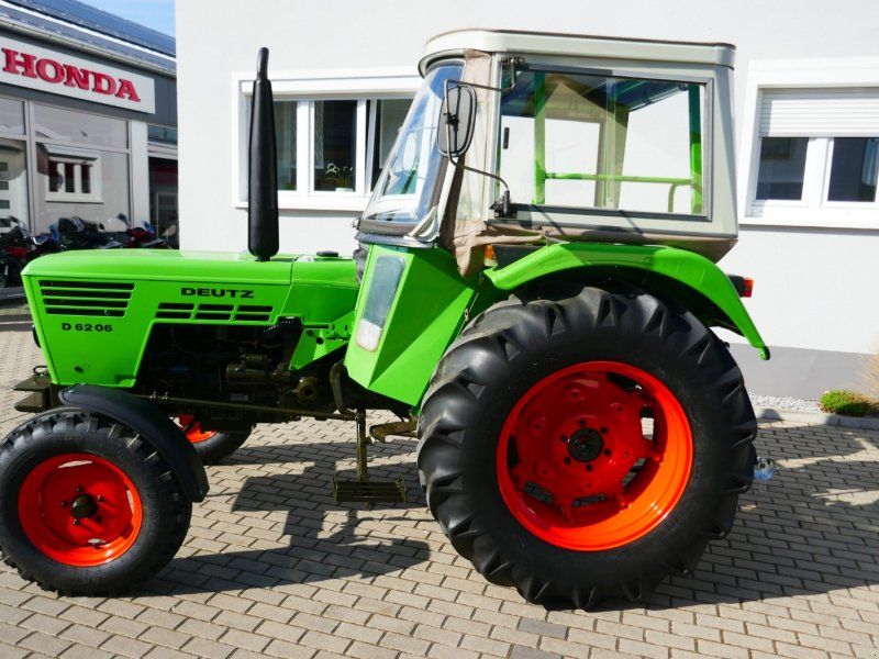 Deutz-Fahr 6206 Hinterrad. Technisch und optisch wunderbar. Mit Hydro-Lenku