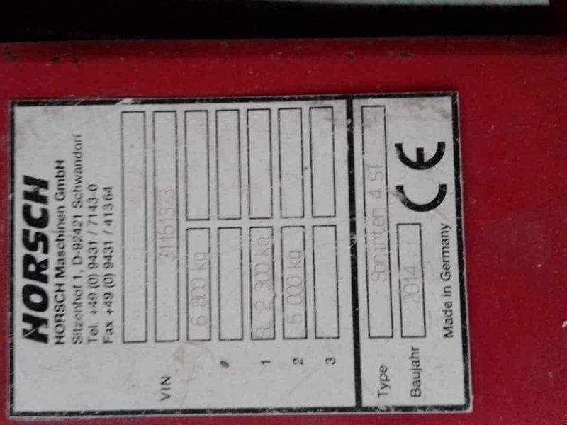 Horsch Sprinter 4 ST