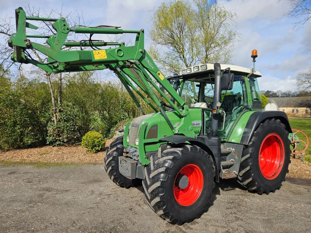 Fendt 410 Vario met frontlader ( 409 411 412 ).