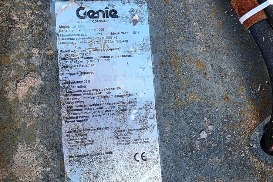Genie GS2632 Electric, 10m Working Height, Non Marking T