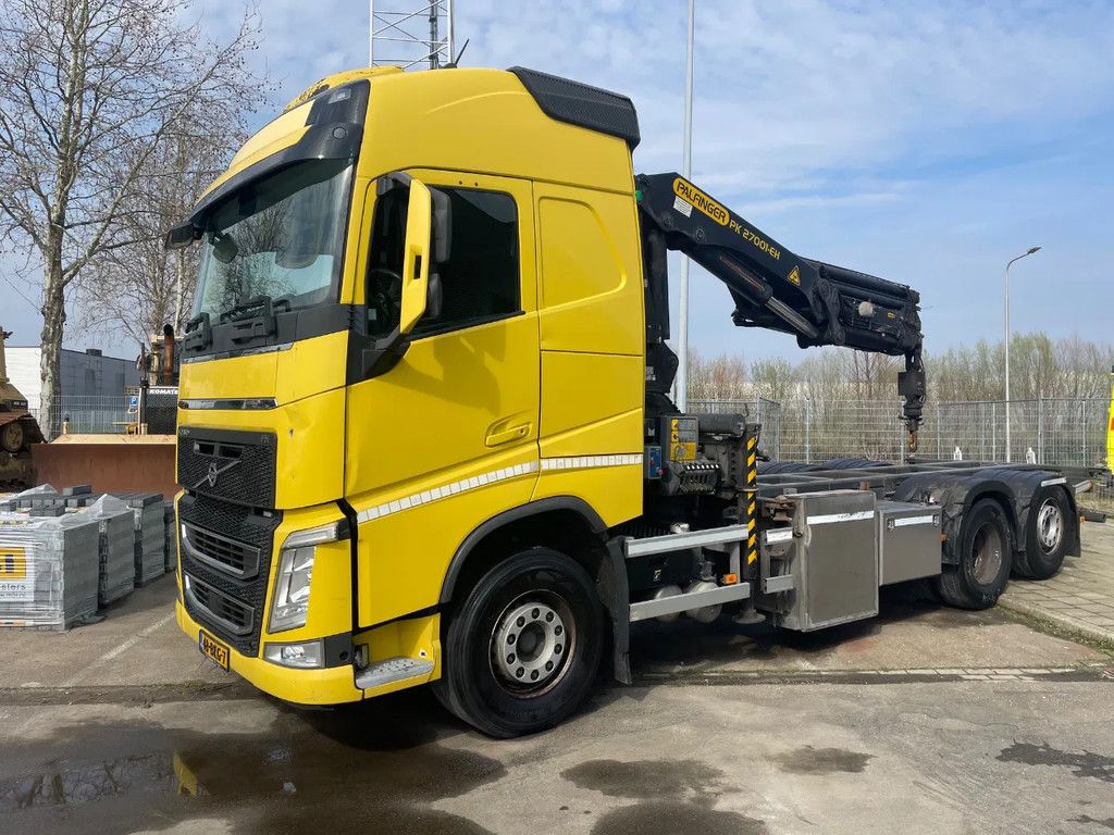 Volvo FH 460 Container carrier twistlock / Palfinger PK 27001 EH