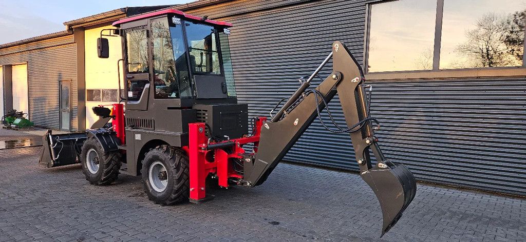 Wolf plus power HQ15-10 laad graaf cmbie backhoe