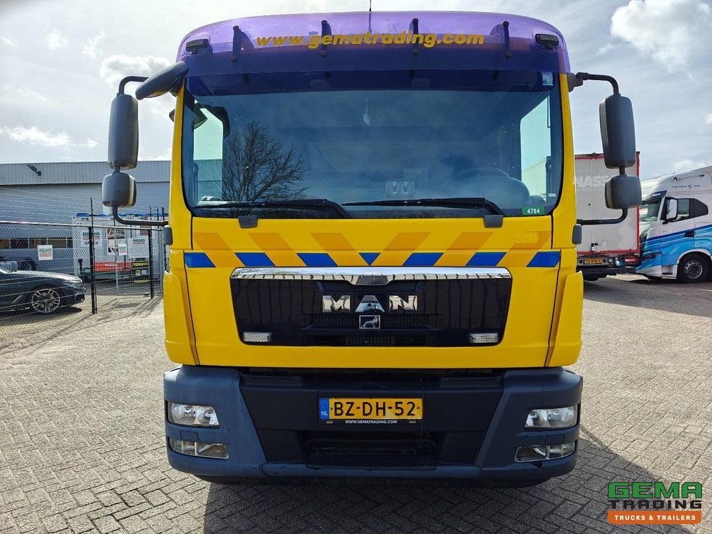 MAN TGM 15.250 4x2 DagCab(6pl.) Euro5 - HIAB 122 E-3 DUO + Evenaar + Falkom FAS3000 + Dubbele Lier 3600KG + Brill 1600KG