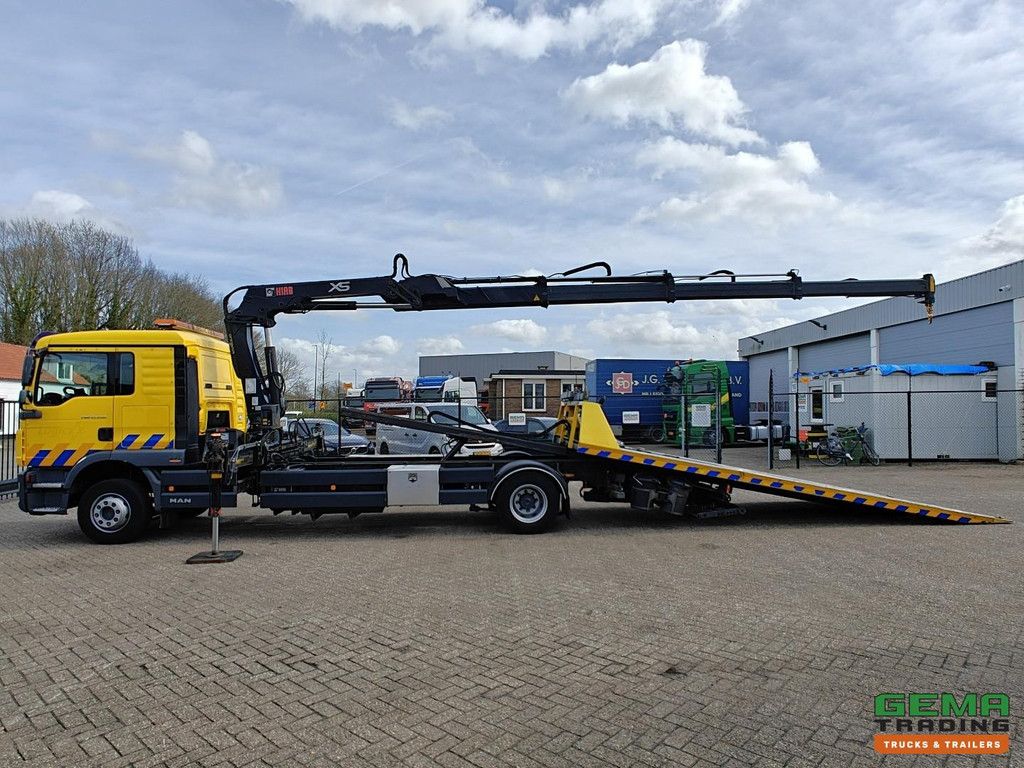 MAN TGM 15.250 4x2 DagCab(6pl.) Euro5 - HIAB 122 E-3 DUO + Evenaar + Falkom FAS3000 + Dubbele Lier 3600KG + Brill 1600KG