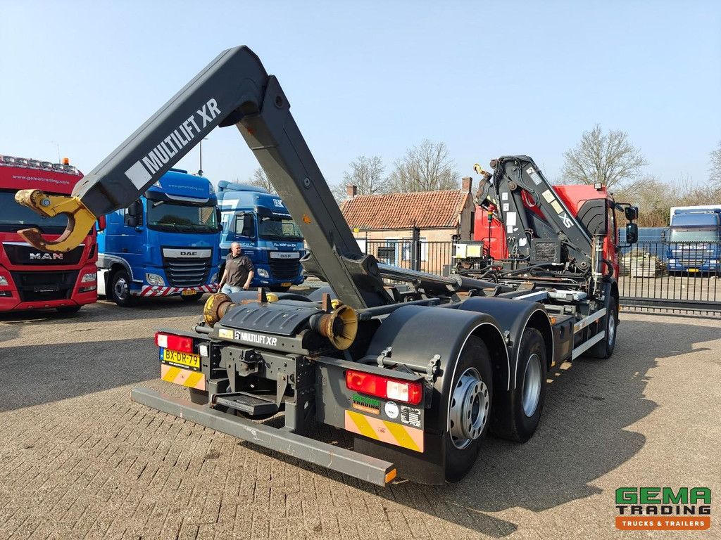 Volvo FE320 6x2/4 Day Cab Euro5 - Hiab Hooklift 21T + Hiab 111ES-2 HIDUO - Vangmuil - 71,500km Original! - MARGIN