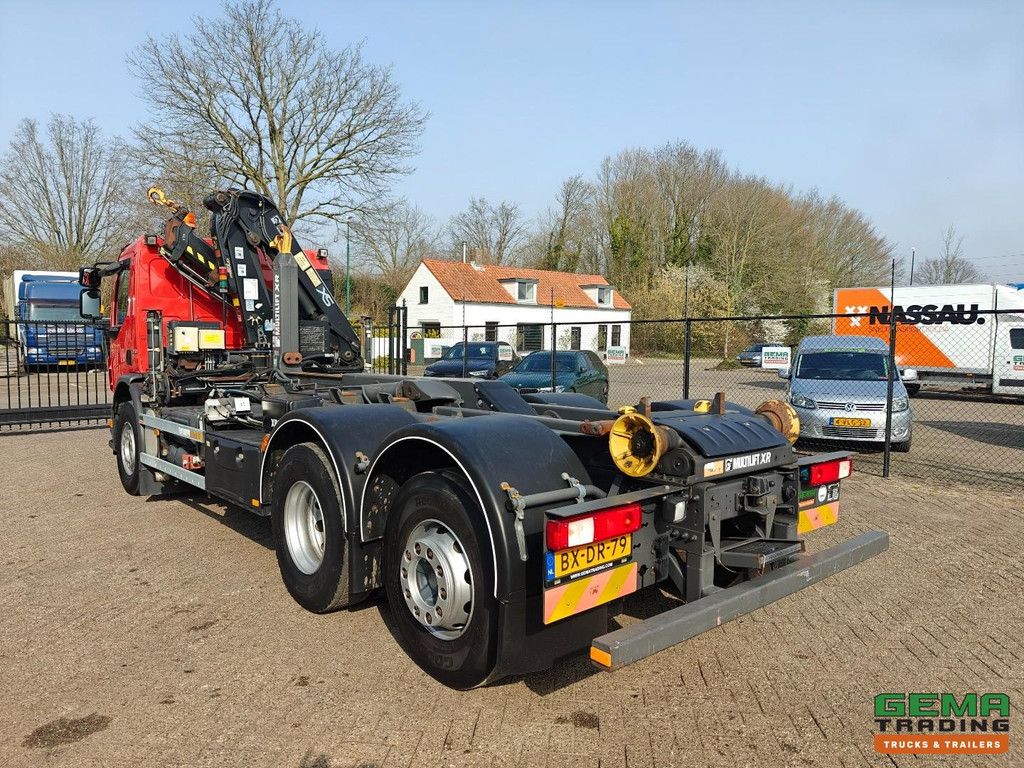 Volvo FE320 6x2/4 Day Cab Euro5 - Hiab Hooklift 21T + Hiab 111ES-2 HIDUO - Vangmuil - 71,500km Original! - MARGIN