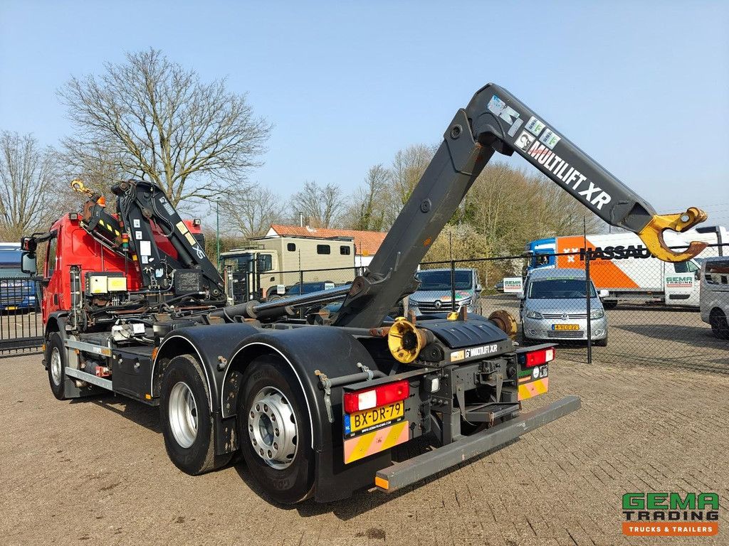 Volvo FE320 6x2/4 Day Cab Euro5 - Hiab Hooklift 21T + Hiab 111ES-2 HIDUO - Vangmuil - 71,500km Original! - MARGIN