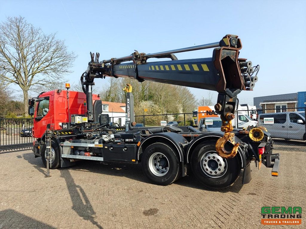 Volvo FE320 6x2/4 Day Cab Euro5 - Hiab Hooklift 21T + Hiab 111ES-2 HIDUO - Vangmuil - 71,500km Original! - MARGIN