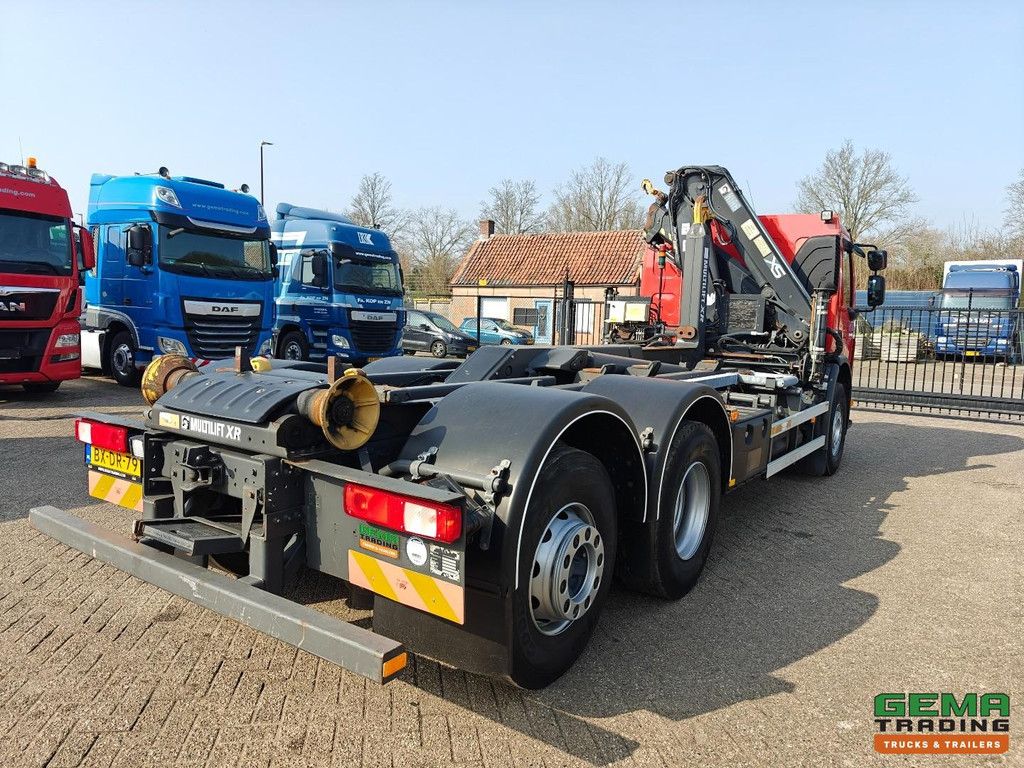 Volvo FE320 6x2/4 Day Cab Euro5 - Hiab Hooklift 21T + Hiab 111ES-2 HIDUO - Vangmuil - 71,500km Original! - MARGIN