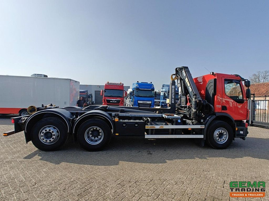 Volvo FE320 6x2/4 Day Cab Euro5 - Hiab Hooklift 21T + Hiab 111ES-2 HIDUO - Vangmuil - 71,500km Original! - MARGIN