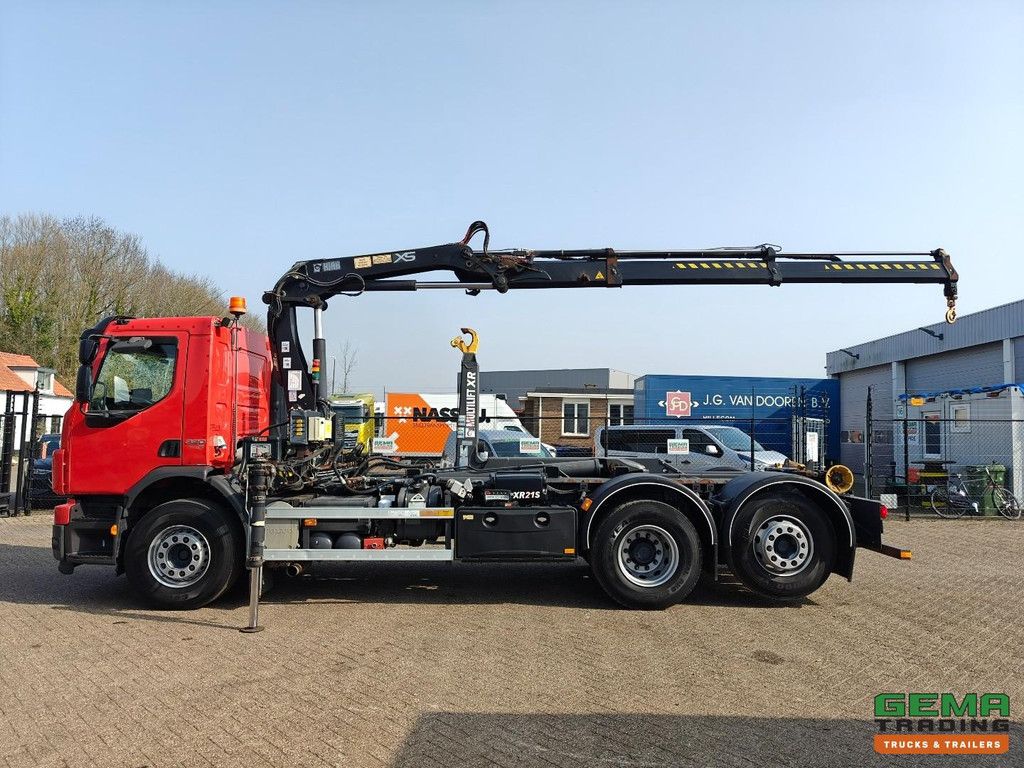 Volvo FE320 6x2/4 Day Cab Euro5 - Hiab Hooklift 21T + Hiab 111ES-2 HIDUO - Vangmuil - 71,500km Original! - MARGIN