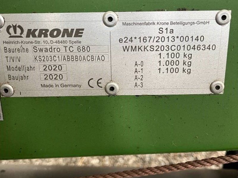 Krone Swadro TC 680