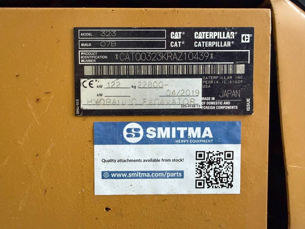 CAT 323 07B | 70% good U/C