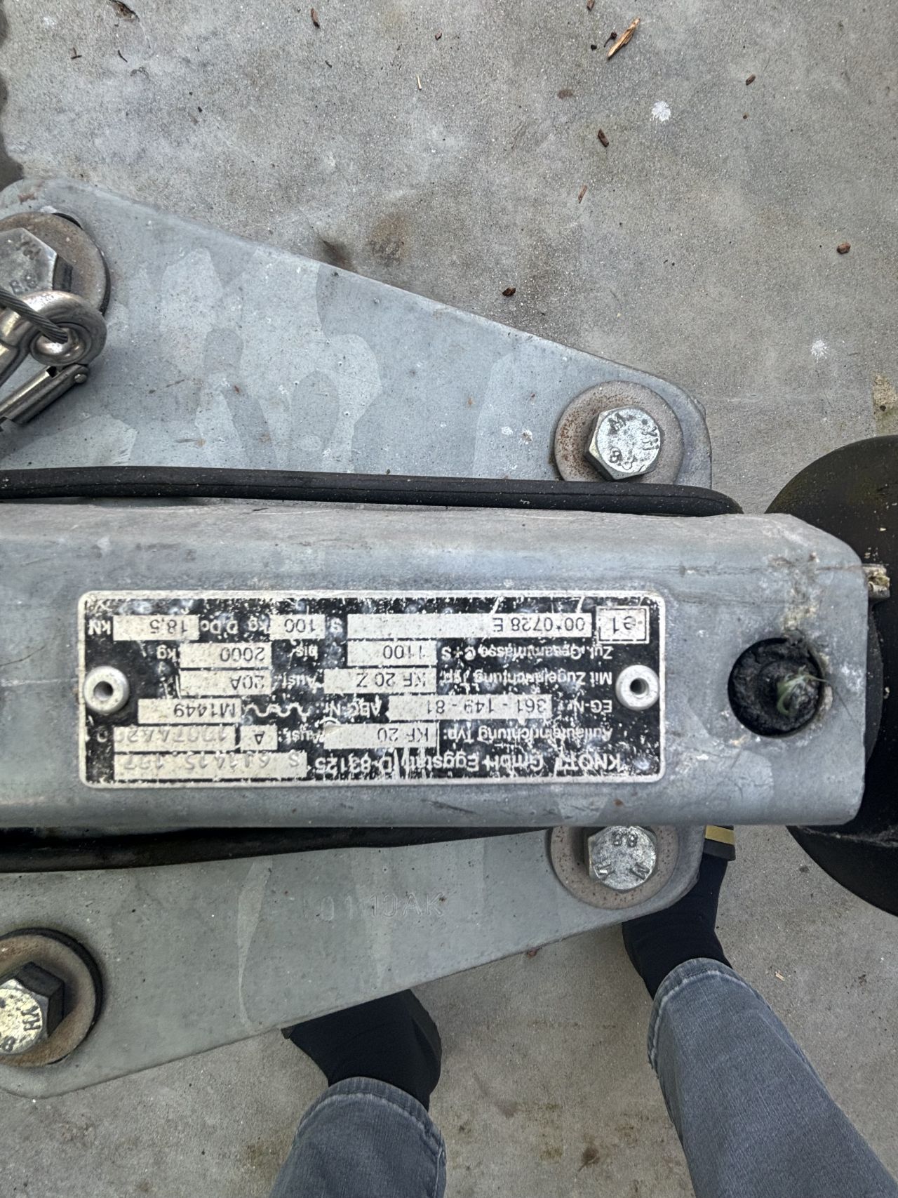 Schaftkeet snelverkeer 1900 kg