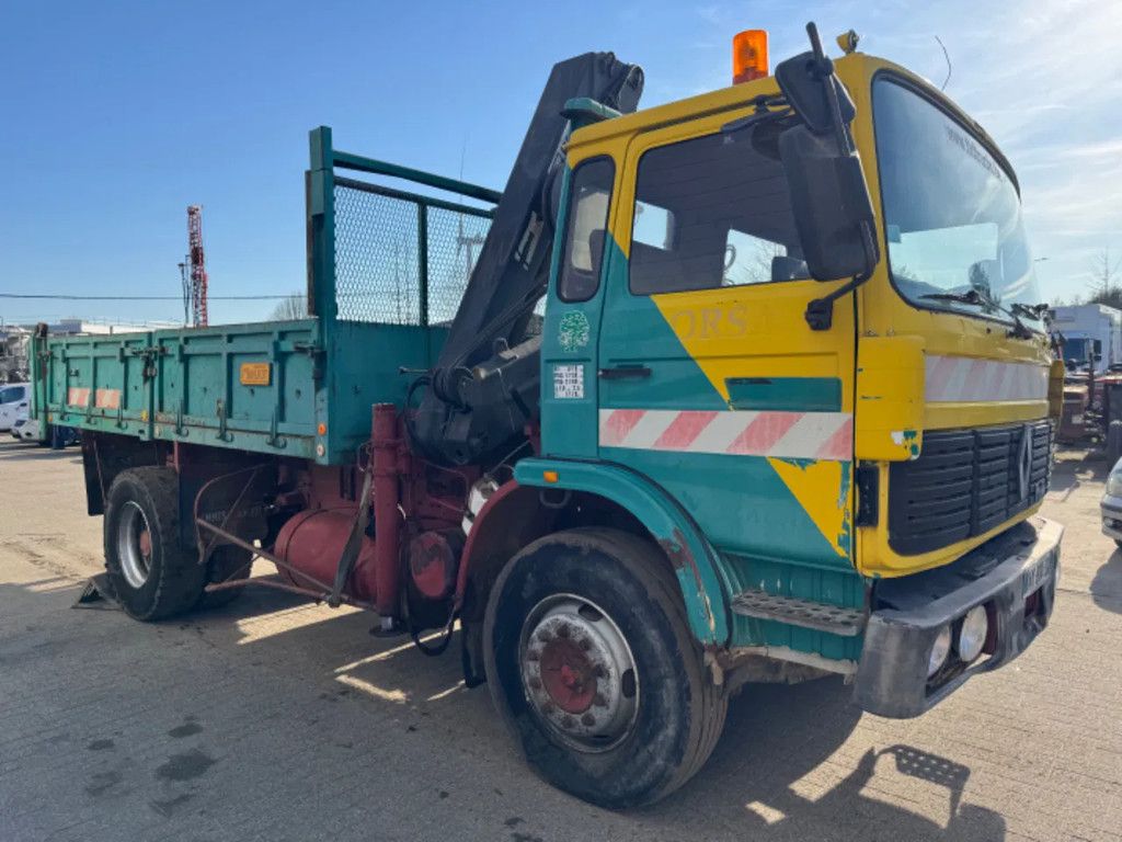 Renault G230 **BENNE+GRUE-TIPPER+CRANE**