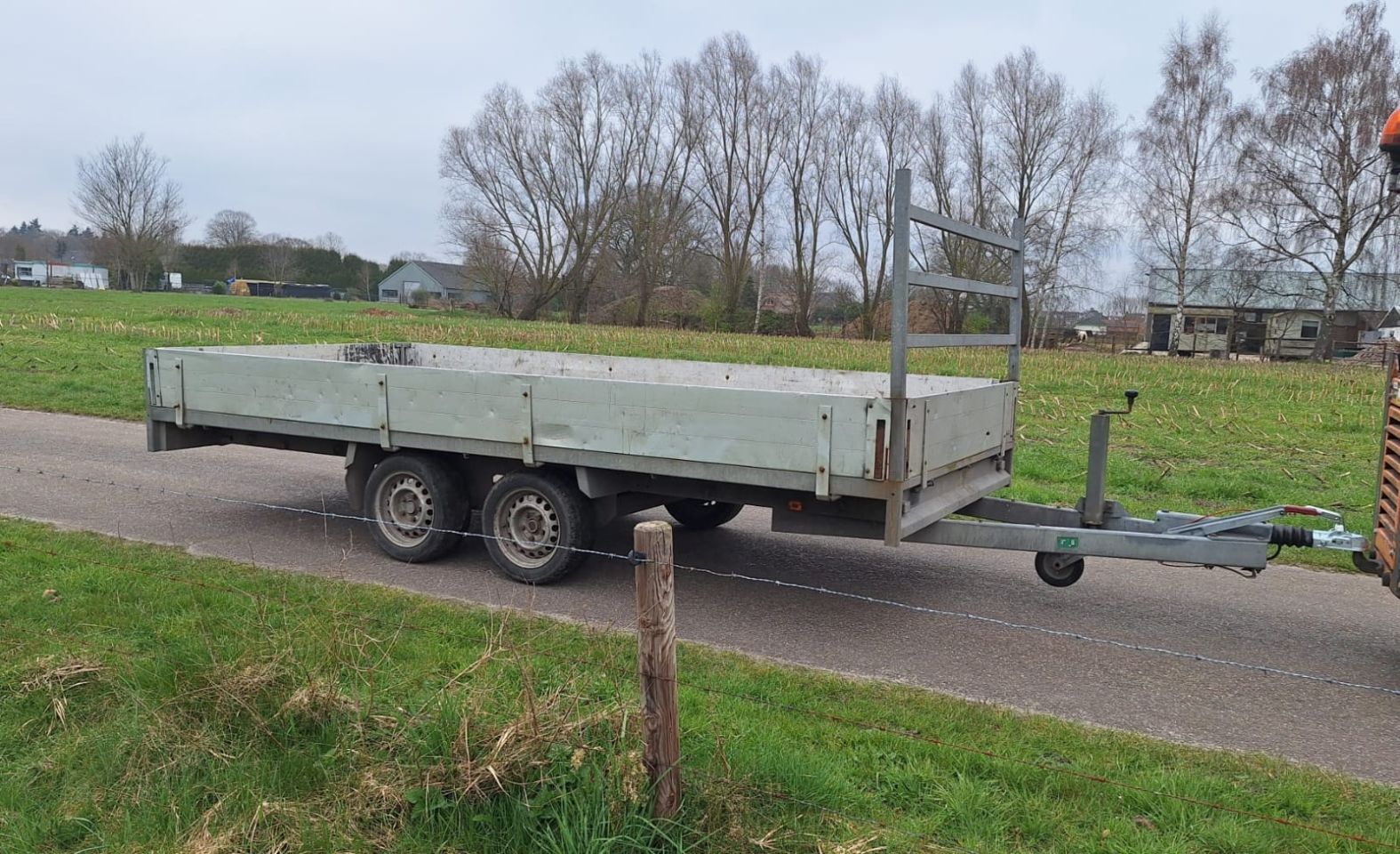 Anssems tandemasser hulco henra plateau aanhanger tandem