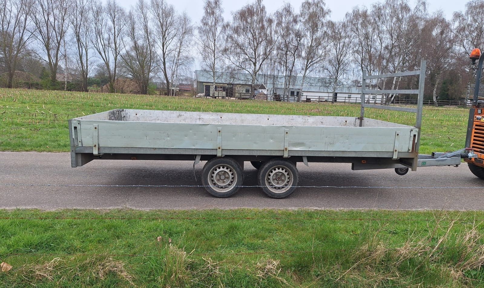 Anssems tandemasser hulco henra plateau aanhanger tandem