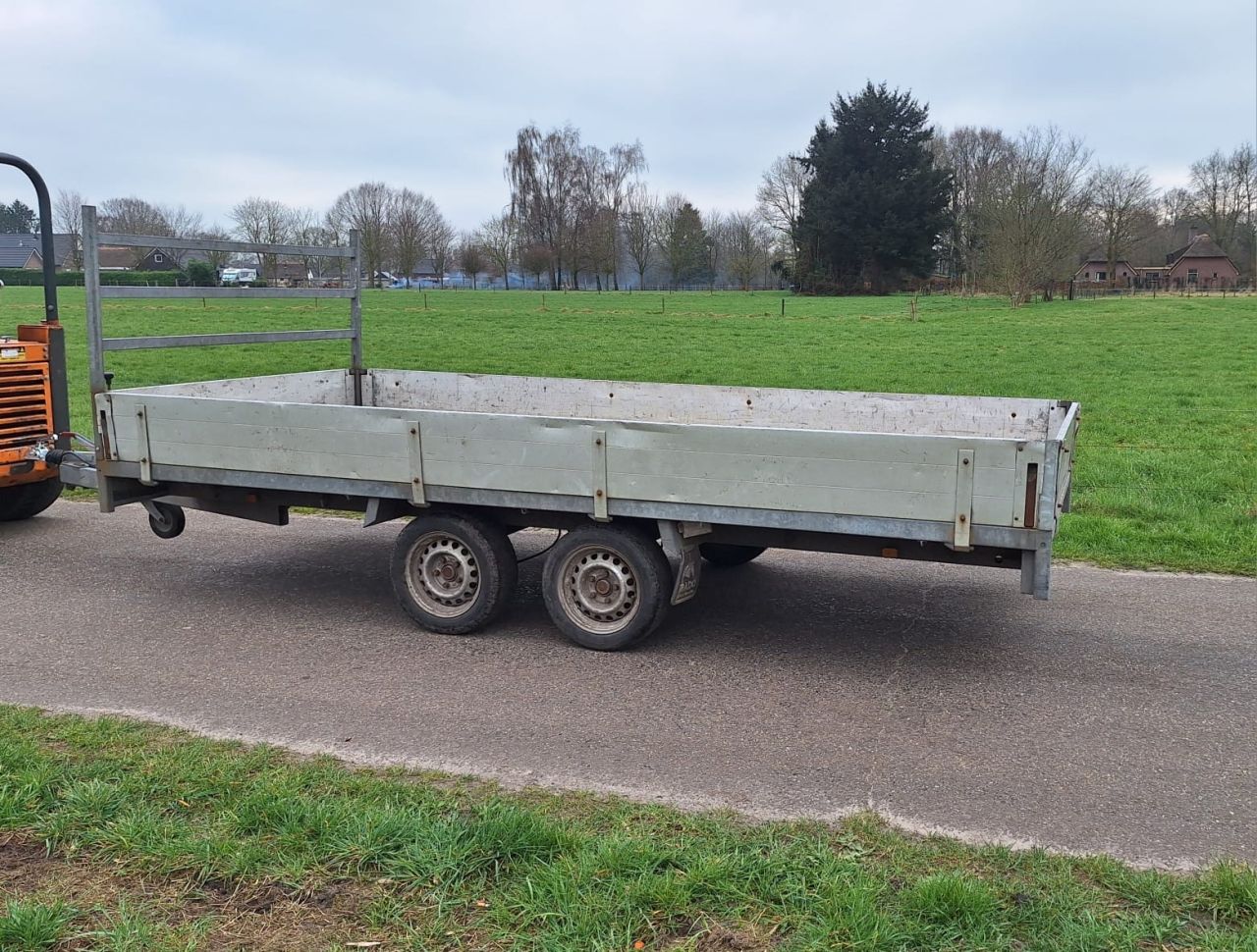 Anssems tandemasser hulco henra plateau aanhanger tandem