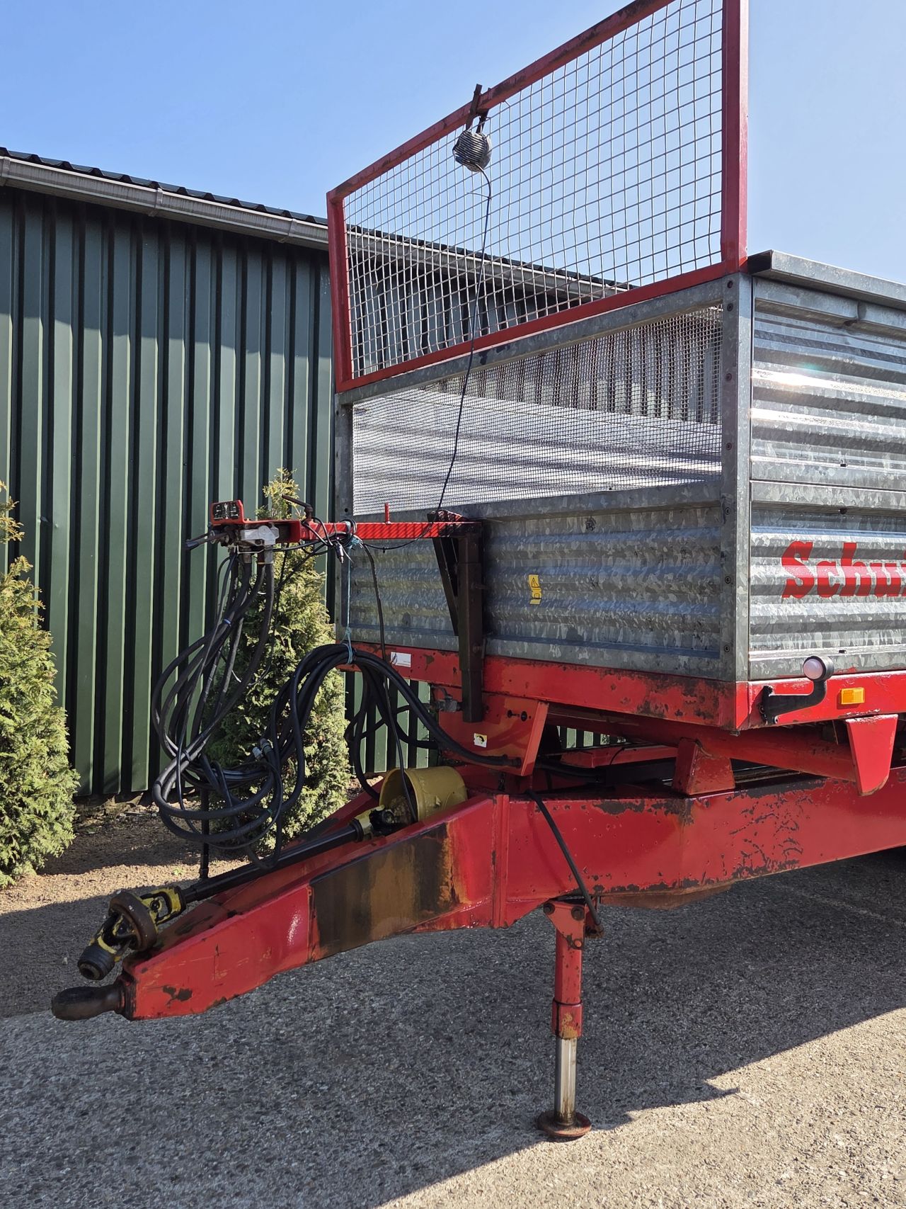 Schuitemaker Calypso 110 Meststrooier compost strooier stalmest