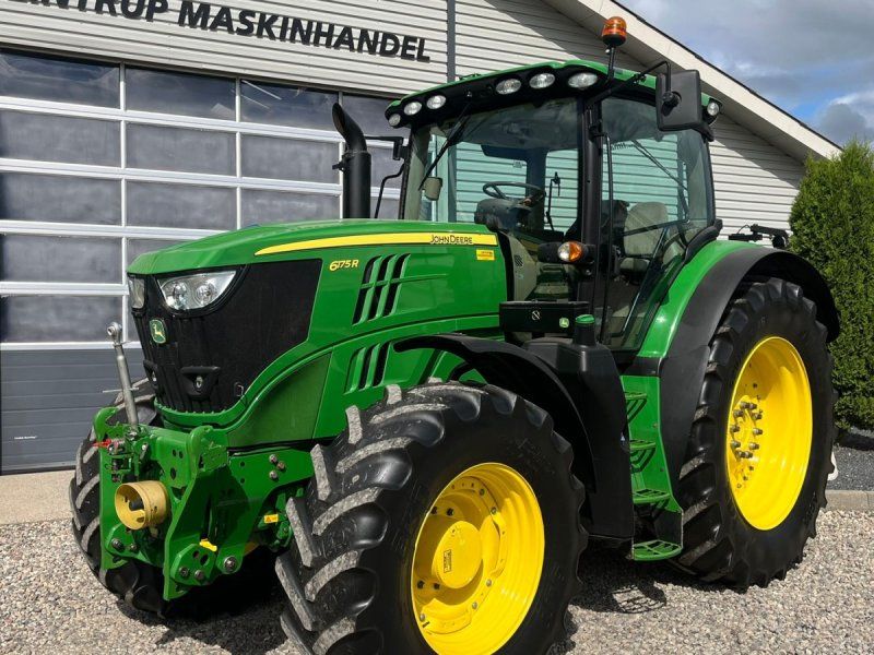 John Deere 6175R Med frontlift og frontPTO samt luft anlæg