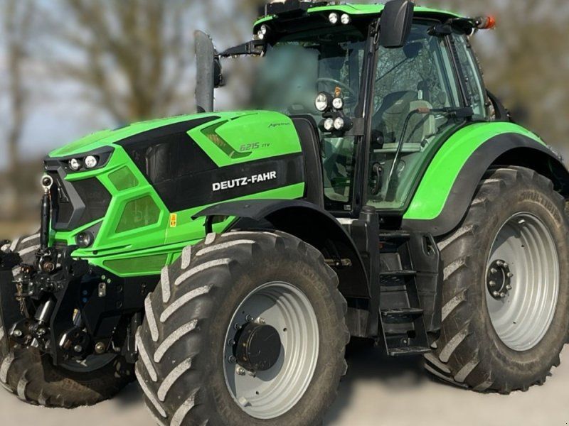 Deutz-Fahr Agrotron 6215 TTV TTVVario med frontlift, affejederet