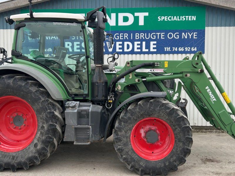 Fendt 516 Vario SCR Profi Få Timer Med 4x80 Frontlæsser