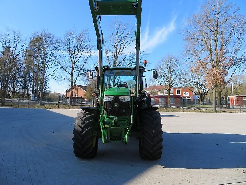 John Deere 6140R PowrQuad Plus, (Schaltgetriebe). Stoll Frontlader, 6 Zylin