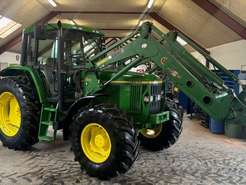 John Deere 6600 med Hauer POM S130 frontlæsser