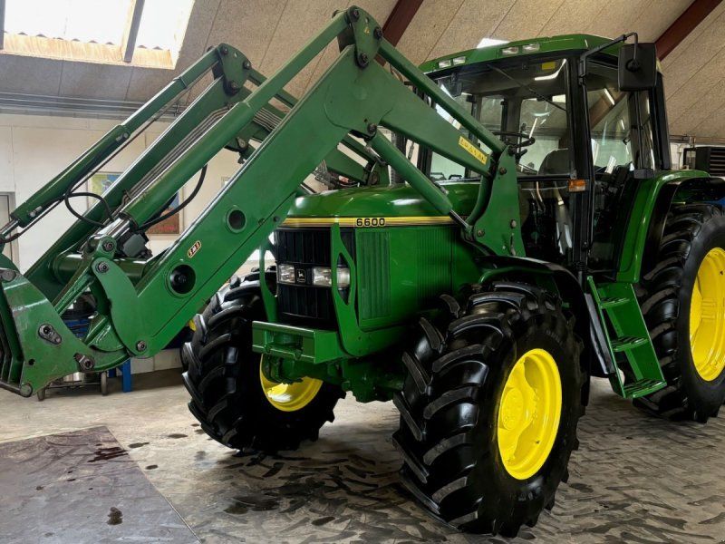 John Deere 6600 med Hauer POM S130 frontlæsser