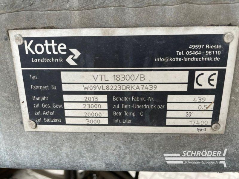 Kotte VTL 18300 | LUFTFEDERUNG | ANDOCKARM