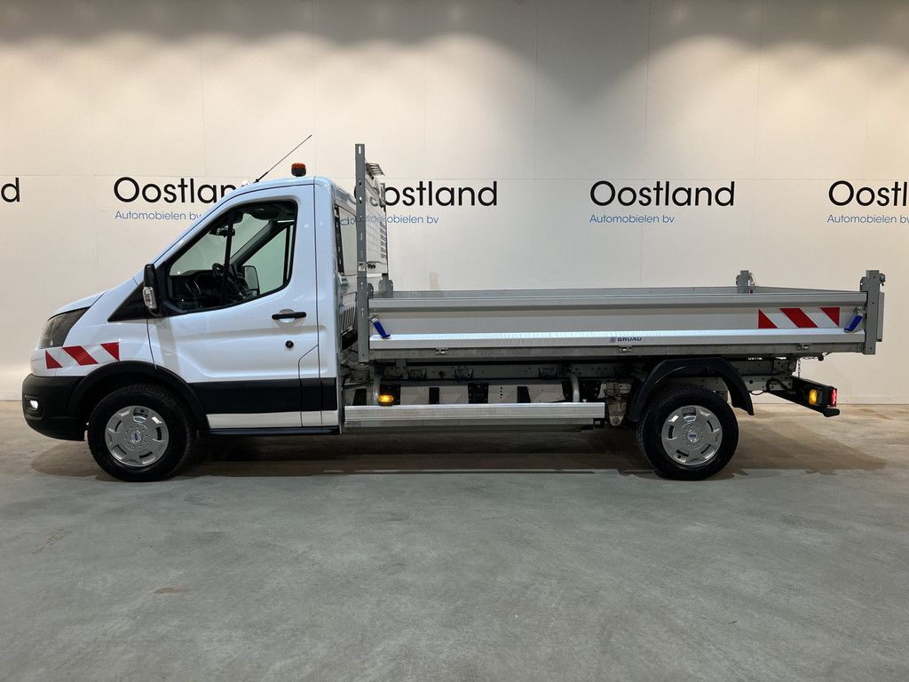 Ford E-Transit 350 L3 Trend 68 kWh RWD Kipper / Tipper / 100% Elektrisch / Airco / Cruise Control / Camera / CarPlay / Navigatie / 6.700 KM !!
