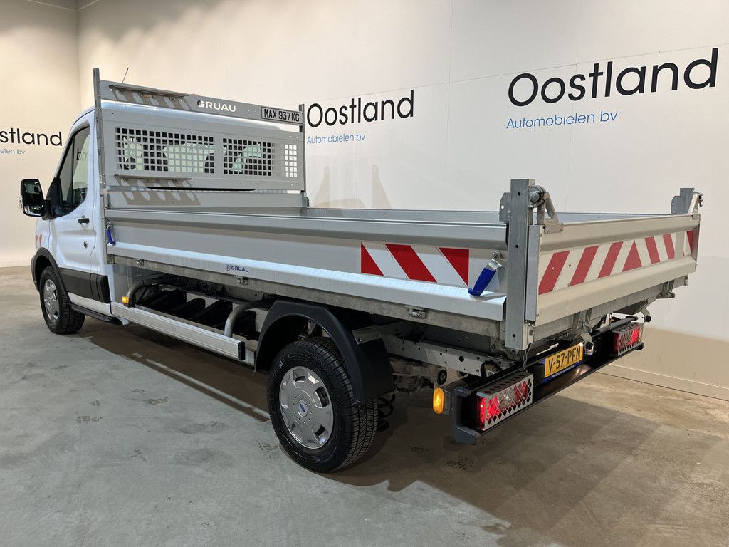 Ford E-Transit 350 L3 Trend 68 kWh RWD Kipper / Tipper / 100% Elektrisch / Airco / Cruise Control / Camera / CarPlay / Navigatie / 6.700 KM !!