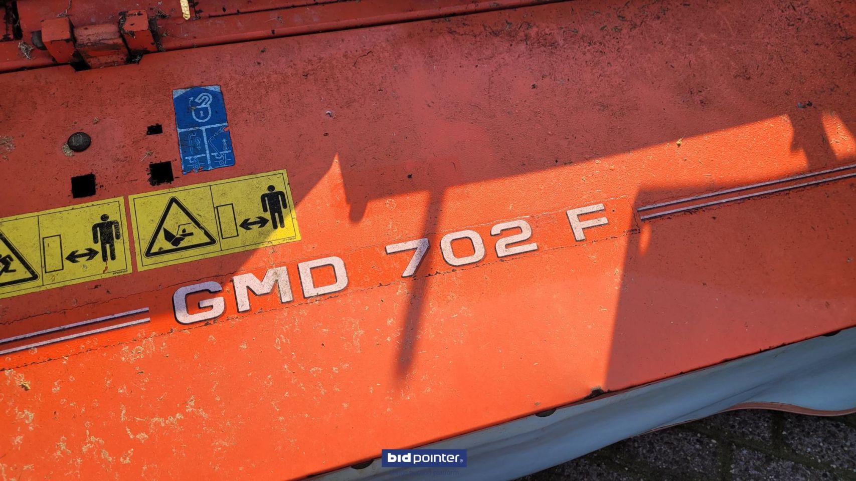 Kuhn frontmaaier GMD 702 F MAAIBALK DEFECT