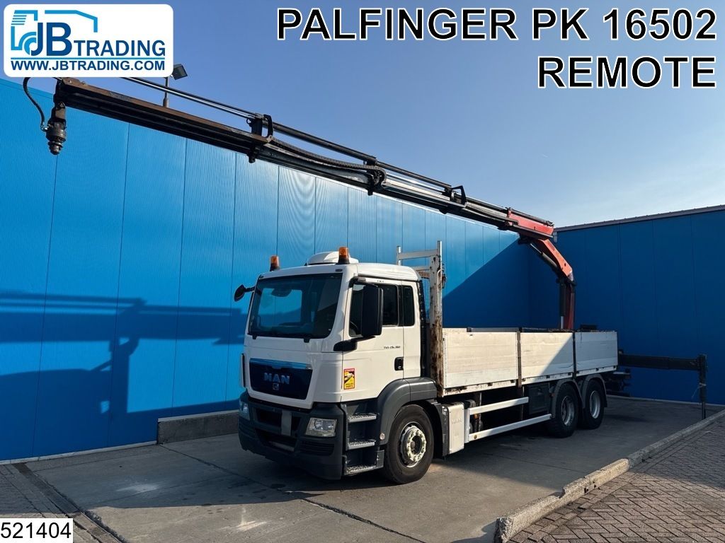 MAN TGS 26 360 6x4, EURO 4, Palfinger, Manual, Steel suspension