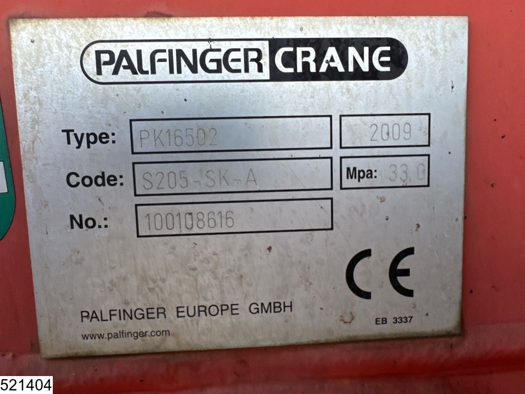 MAN TGS 26 360 6x4, EURO 4, Palfinger, Manual, Steel suspension