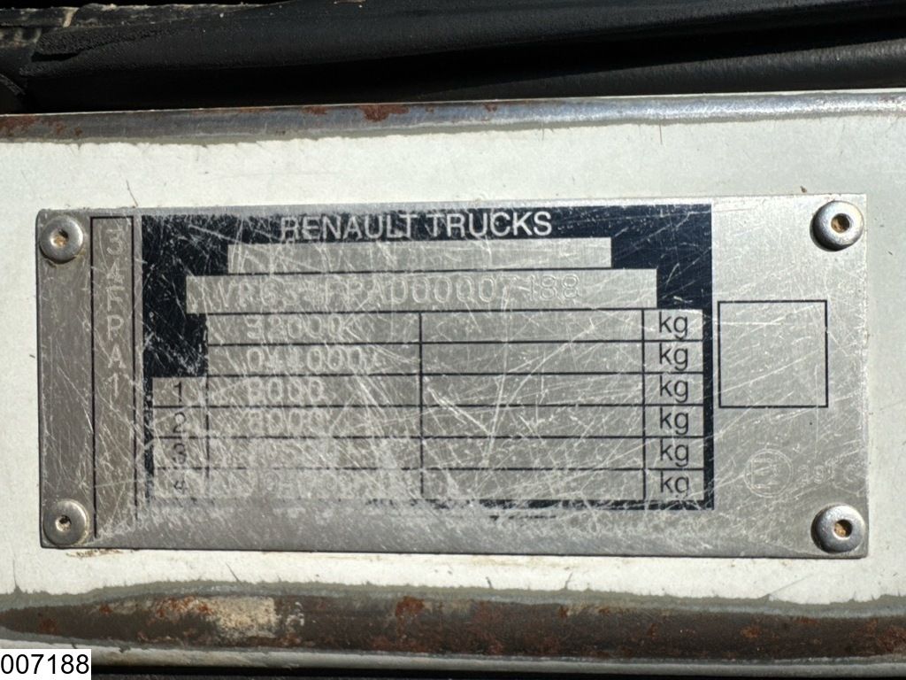 Renault Kerax 430 Dxi 8x4, EURO 5, Hiab, Kipper, Steel suspension