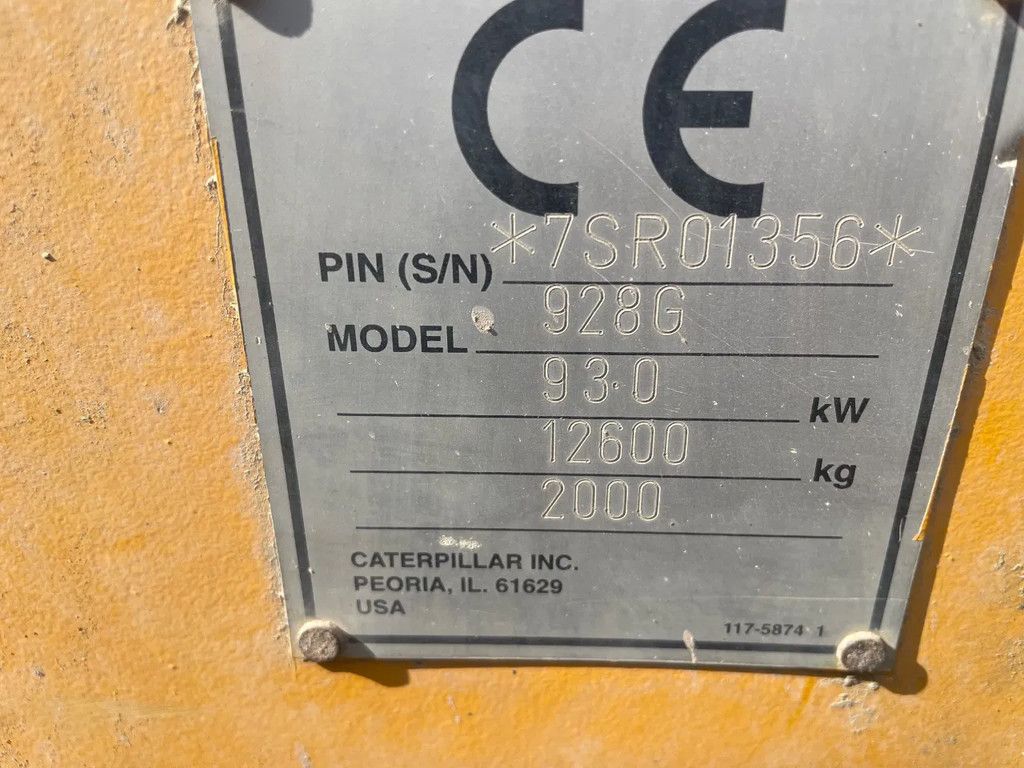 Caterpillar 928G , Snelwissel , 2 x laadbak