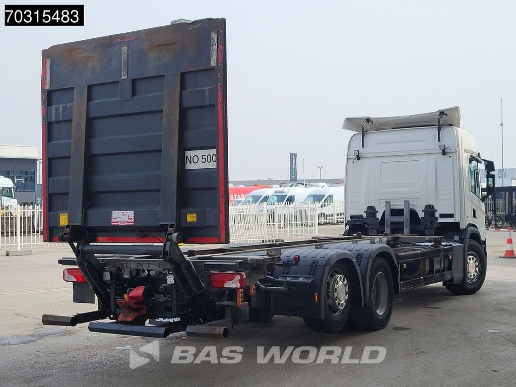 Scania P P500 6X2 Full Air Zepro 2500kg Ladebordwand Lift-Lenk Asche Retarder Automatic