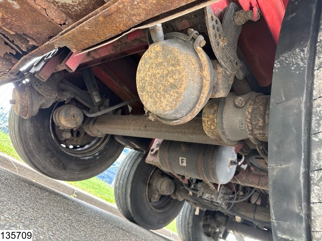 Lecitrailer open laadbak 38,000 kg, 7.02 m extendable