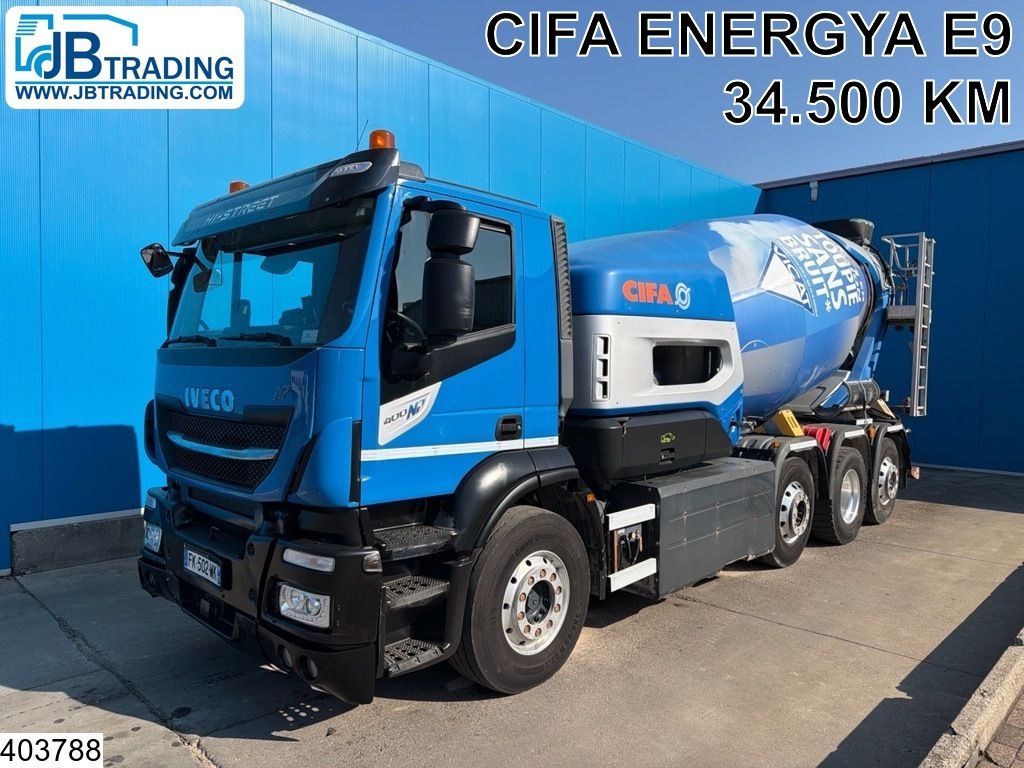 Iveco Stralis 400 CNG 8X2, EURO 6, CNG, CIFA 9m3, Electric