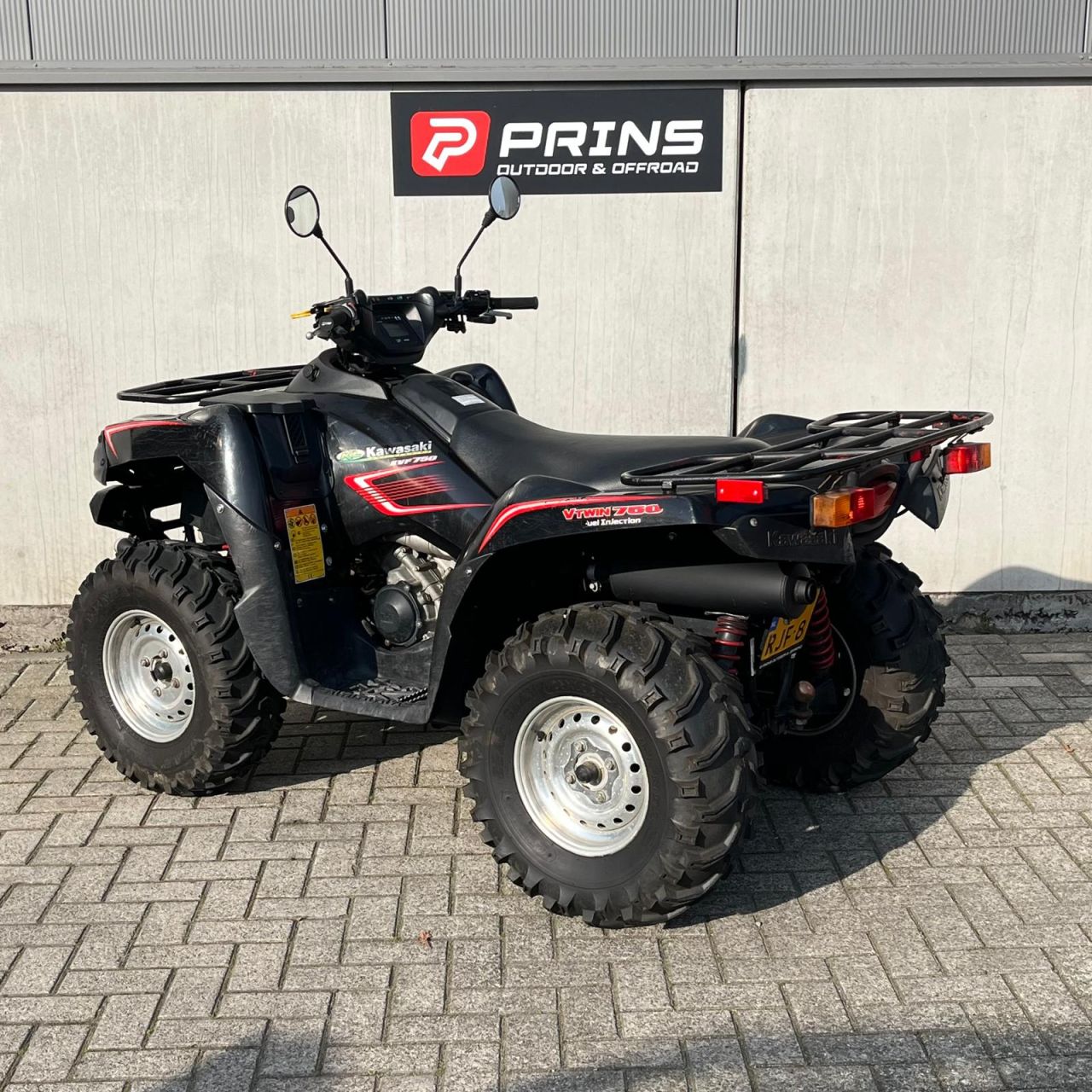Kawasaki Brute Force KVF750 quad, autokenteken, 4x4