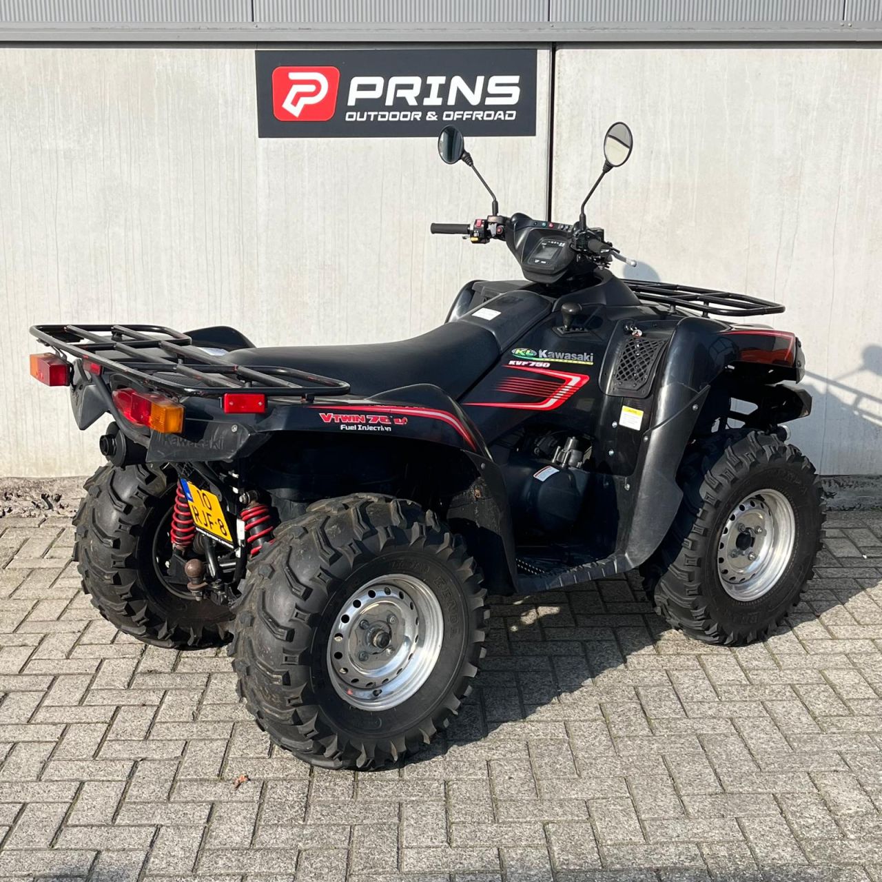 Kawasaki Brute Force KVF750 quad, autokenteken, 4x4