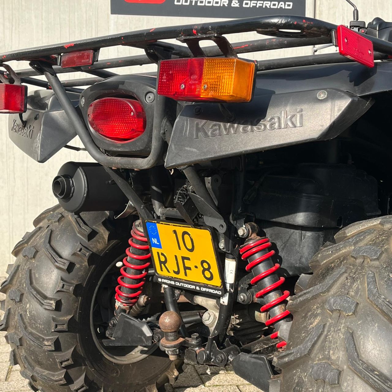 Kawasaki Brute Force KVF750 quad, autokenteken, 4x4