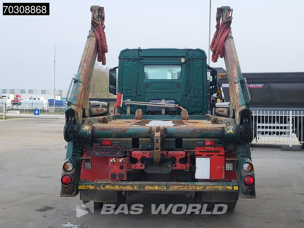 Mercedes Arocs 1833 4X2 Meiller Ak 12 LT skiploader Steelsuspension Big-Axle Automatic Euro 6