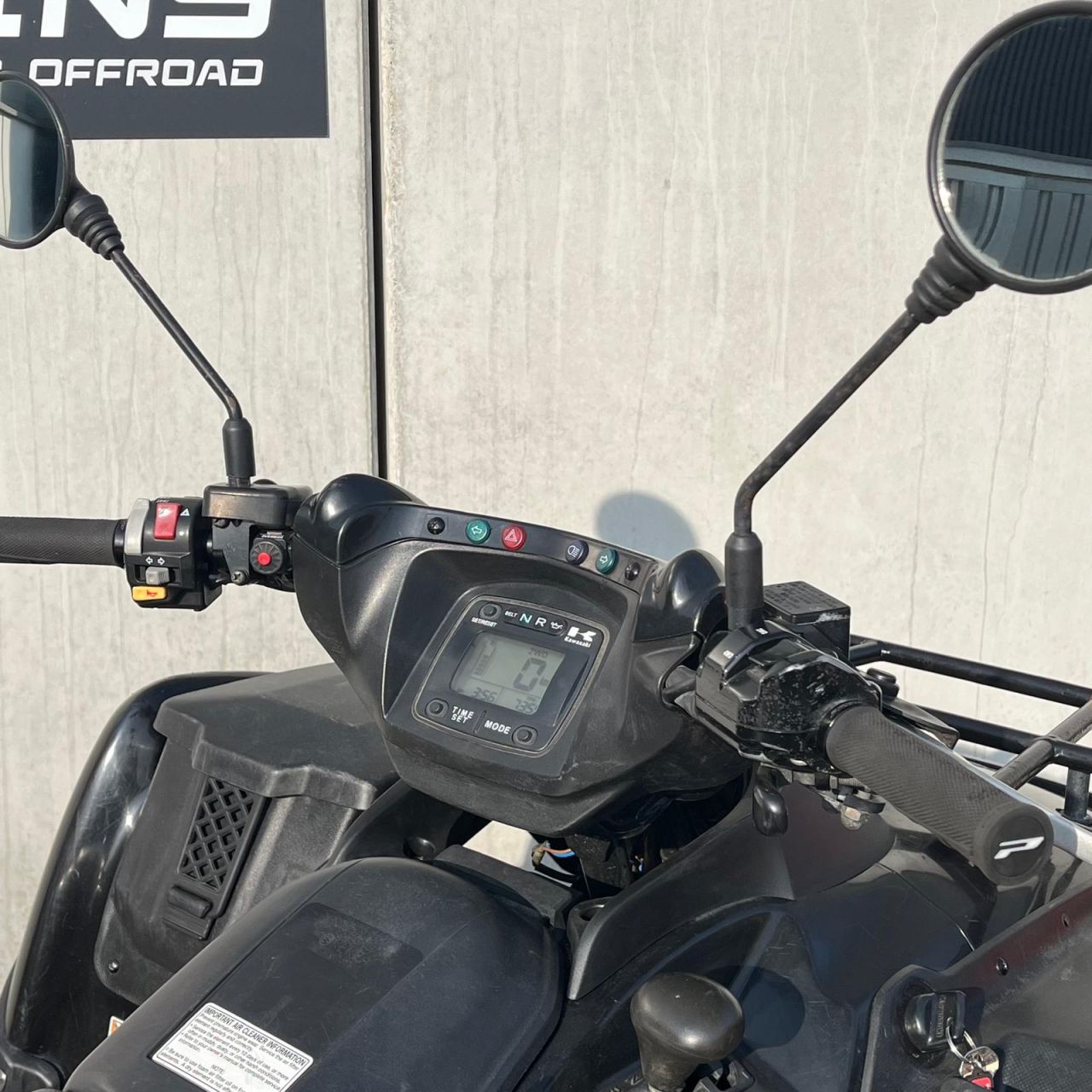 Kawasaki Brute Force KVF750 quad, autokenteken, 4x4