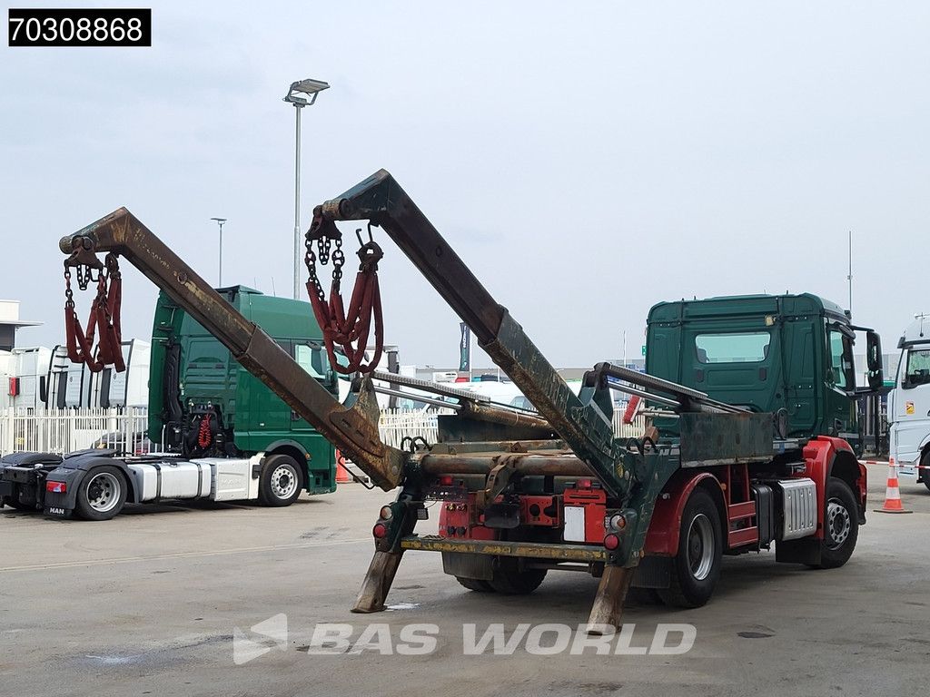 Mercedes Arocs 1833 4X2 Meiller Ak 12 LT skiploader Steelsuspension Big-Axle Automatic Euro 6