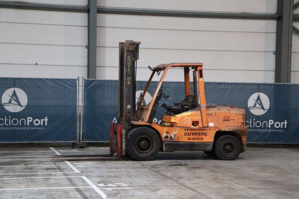 Forklift Hyster H5.00XM Diesel 5500kg 4.05m 2002